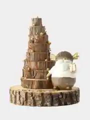 Композиция из спилов Новогодняя "Лесовичок под ёлкой"