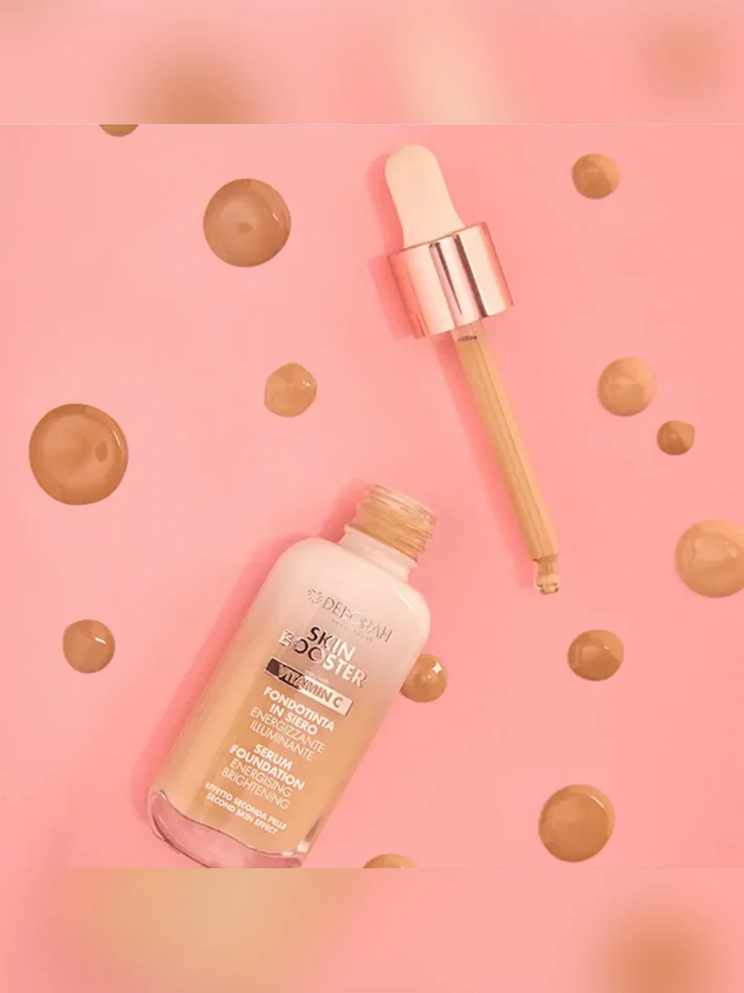DEBORAH Тональная основа-сыворотка SKIN BOOSTER SERUM тон: 4 средний бежевый 30мл