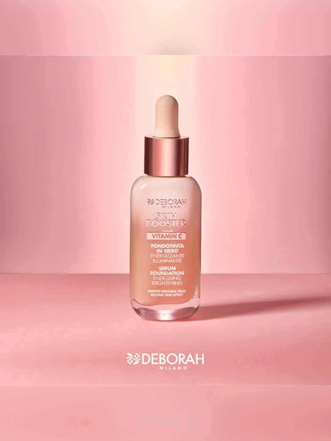 DEBORAH Тональная основа-сыворотка SKIN BOOSTER SERUM тон: 4 средний бежевый 30мл