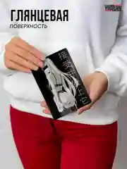 Белый обложка на паспорт "Аниме" с принтом