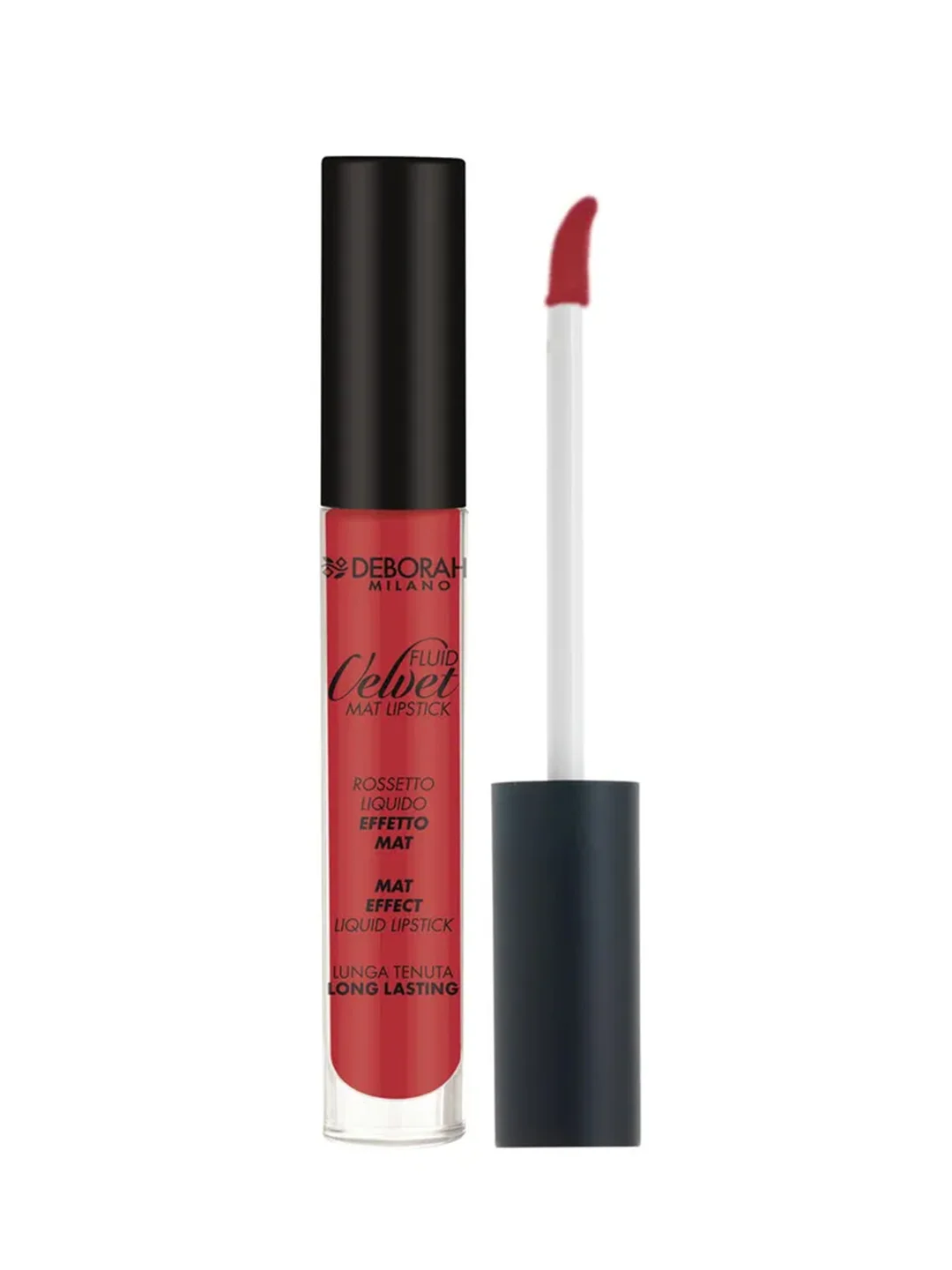 DEBORAH Помада для губ матовая жидкая FLUID VELVET MAT LIPSTICK тон 06 культовый красный