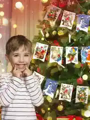 Гирлянда новогодние флажки Ретро Новый год