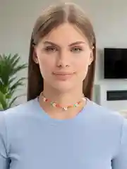 Женское ожерелье чокер из бисера
