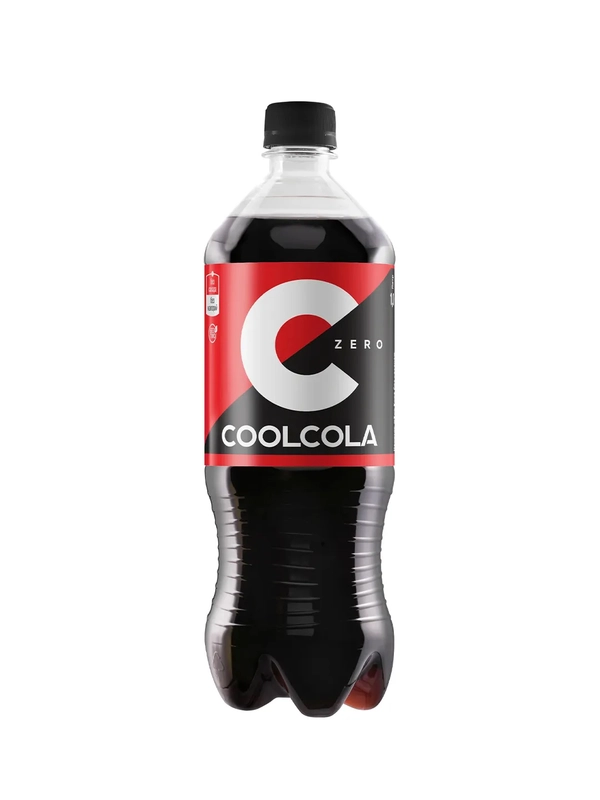 Напиток безалкогольный сильногазированный COOL COLA Zero, 1 л