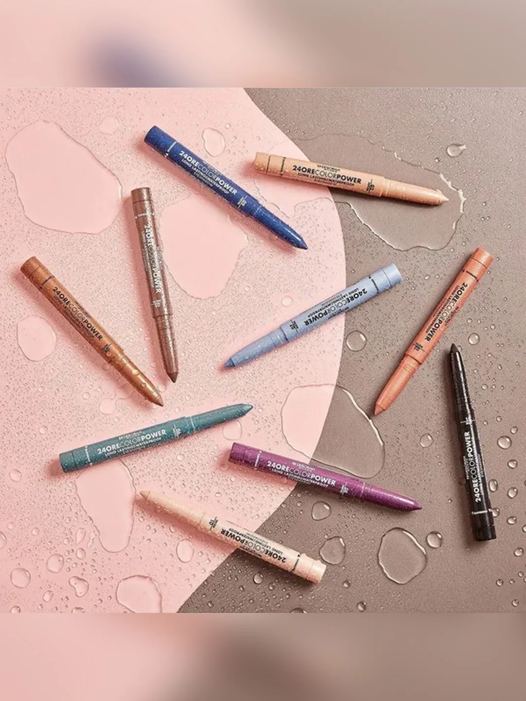 DEBORAH Тени карандаш стойкие 24ORE COLOR POWER EYESHADOW тон 04 тепло-коричневый