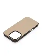 Бежевый люксовый чехол для Apple iPhone 16 Pro алькантара Rosco замшевый с силиконовой окантовкой
