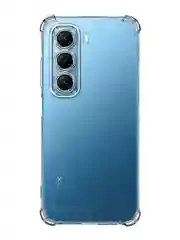 Прозрачный чехол для Infinix Hot 50 Pro 4G противоударный силиконовый BROSCORP прозрачный с углами