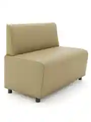 Светло-коричневый диван MONOFIX "Бафф", эко кожа