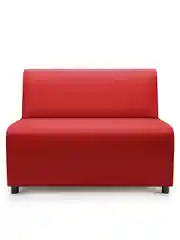 Красный диван MONOFIX "Бафф", эко кожа