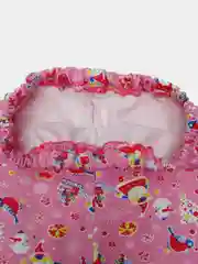 Розовый пижама футер с начёсом