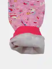Розовый пижама футер с начёсом