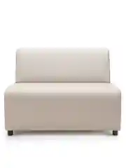 Кремовый диван MONOFIX "Бафф", эко кожа