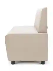 Кремовый диван MONOFIX "Бафф", эко кожа