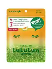 LuLuLun маска для лица повышающая упругость «Дыня с о.Хоккайдо» Premium Melon 7 130г