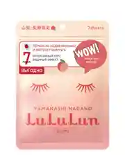 LuLuLun Набор из 7 масок для лица увлажняющий и улучшающий цвет лица «Персик из Яманаси»