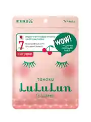 LuLuLun Маска для лица обновляющая и придающая сияние Сочная вишня Тохоку Cherry Tohoku 7