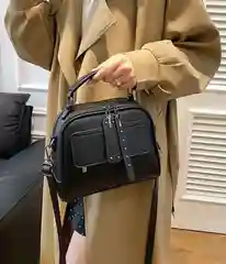Сумка женская, через плечо, черная