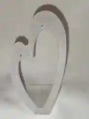 Белый подставка под серьги оргстекло