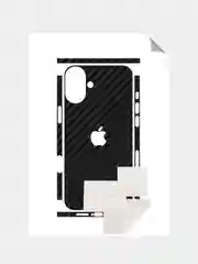 Защитная пленка на iPhone 16 Plus под карбон на заднюю часть,под кожу, на зад, назад