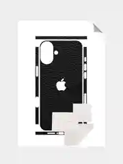 Угольный защитная пленка на iPhone 16 Plus под карбон на заднюю часть,под кожу, на зад, назад
