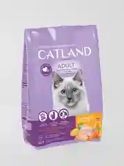 Сухой полнорационный корм "Catland" для взрослых кошек и котов с курицей и уткой