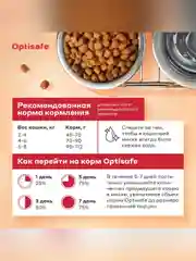 Полнорационный сухой корм для взрослых кошек "Мясное ассорти" ТМ "Optisafe"