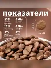Сухой полнорационный корм для собак «Рыба и рис»ТМ «Дилли».