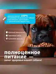 Сухой полнорационный корм для щенков ТМ «Дилли».