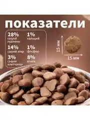 Сухой полнорационный корм для собак активных пород ТМ «Дилли»