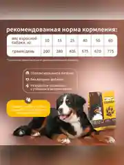 Сухой полнорационный корм для собак «Рагу из курицы с рисом»ТМ «Дилли».