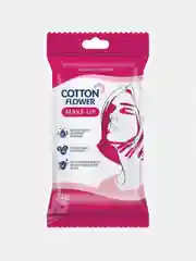 Влажные салфетки для снятия макияжа Cotton Flower Make Up, 15 шт