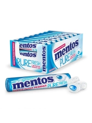 MENTOS Жевательная резинка Свежая мята 24 шт по 15,5г (шоубокс)