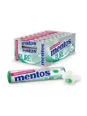 MENTOS Жевательная резинка нежная мята 24 шт по 15,5г (шоубокс)