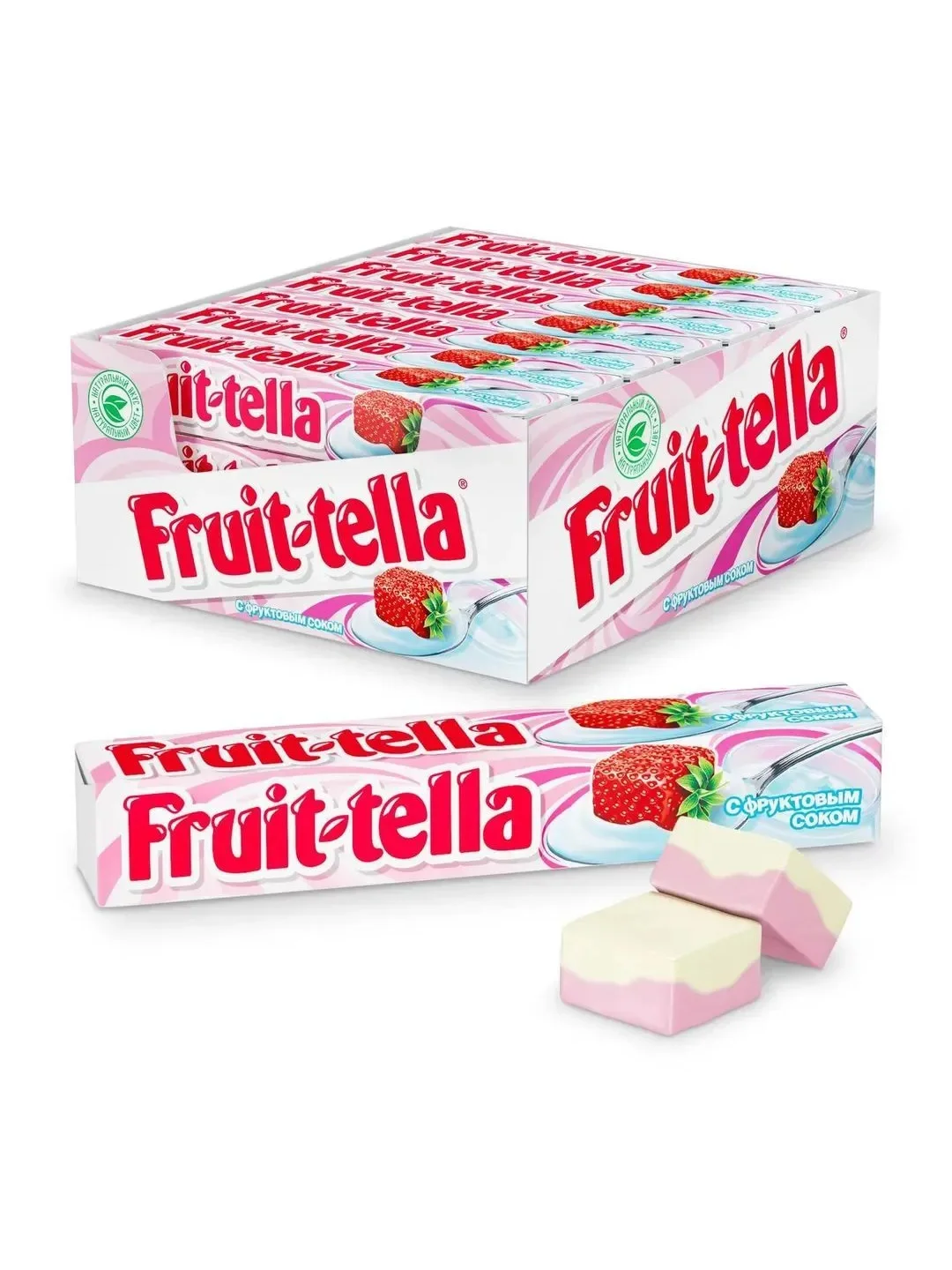 FRUITTELLA конфета жевательная Йогурт 21 шт по 41г (шоубокс)