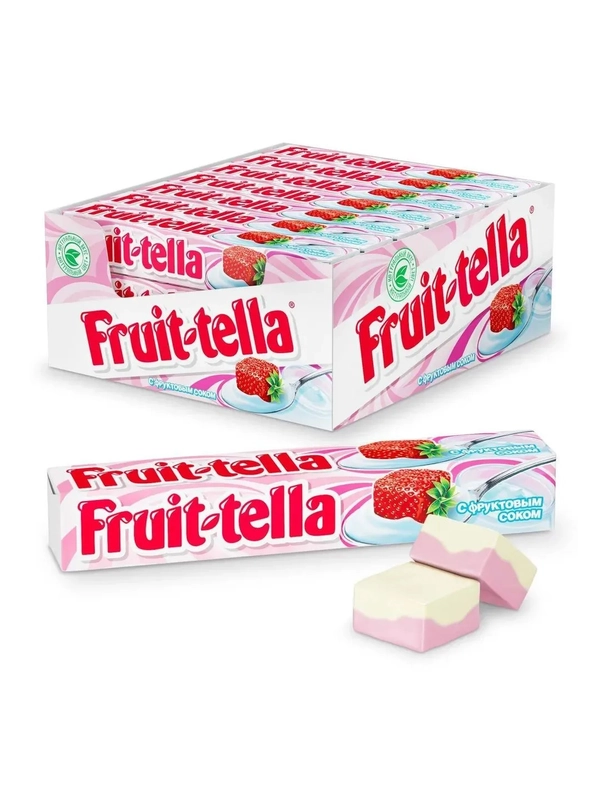 FRUITTELLA конфета жевательная Йогурт 21 шт по 41г (шоубокс)