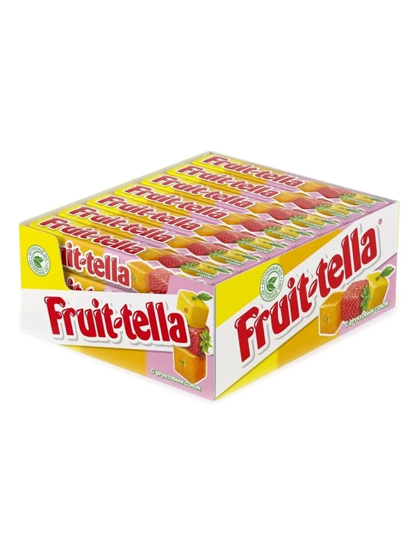 FRUITTELLA конфета жевательная Ассорти 21 шт по 41г (шоубокс)