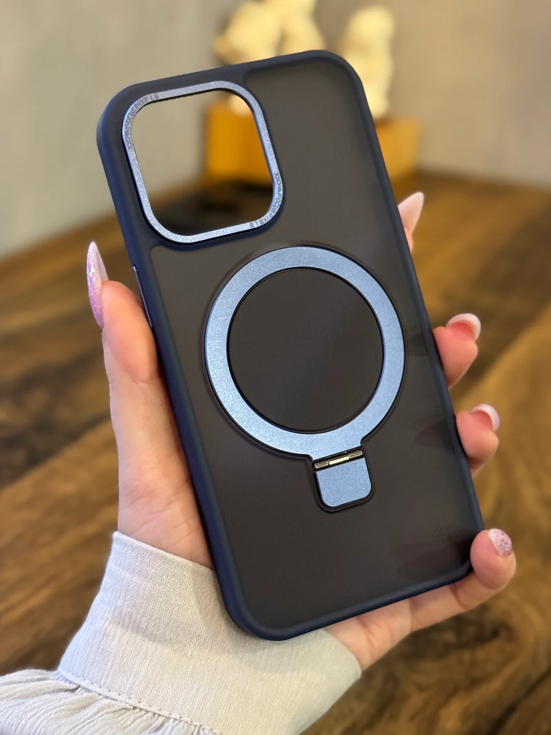 Темно-синий чехол для iPhone 16 Pro, 16, 16 Pro Max, 14, 13, 15, 15 Pro Max, 11, 14 Pro Max, Magsafe