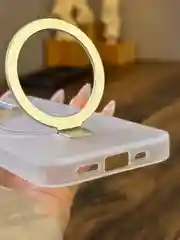 Серебряный чехол для iPhone 16 Pro, 16, 16 Pro Max, 14, 13, 15, 15 Pro Max, 11, 14 Pro Max, Magsafe