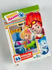 Мозаика детская картонный пазл для малышей головоломка мини фиксики фикси 54 детали симка