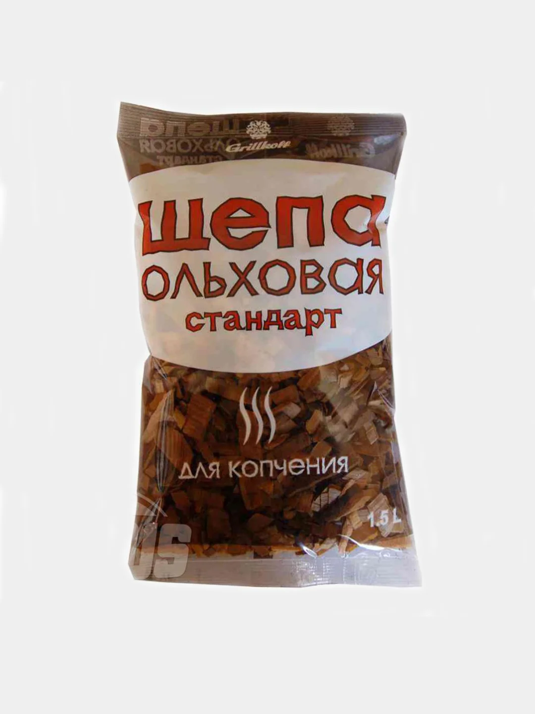 Щепа для копчения Grillkoff 15 Стандарт ольховая, 1,5 л