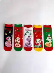 Носки новогодние, женские носки, детские новогодние носки, носки символ года