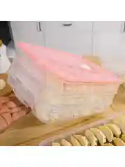 Контейнер для еды / для заморозки пельмений, ягод / многоуровневый / пельменица