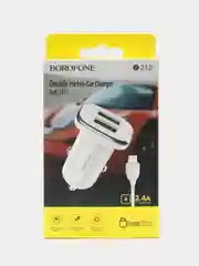 Автомобильное зарядное устройство Borofone BZ12, 2 х USB, до 3A