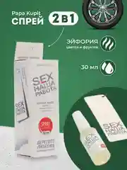 Ароматизатор  SPRAY "SEX наша работа" и "Warning" 30мл + фирменный картон