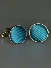 Запонки NEON со вставкой из ткани