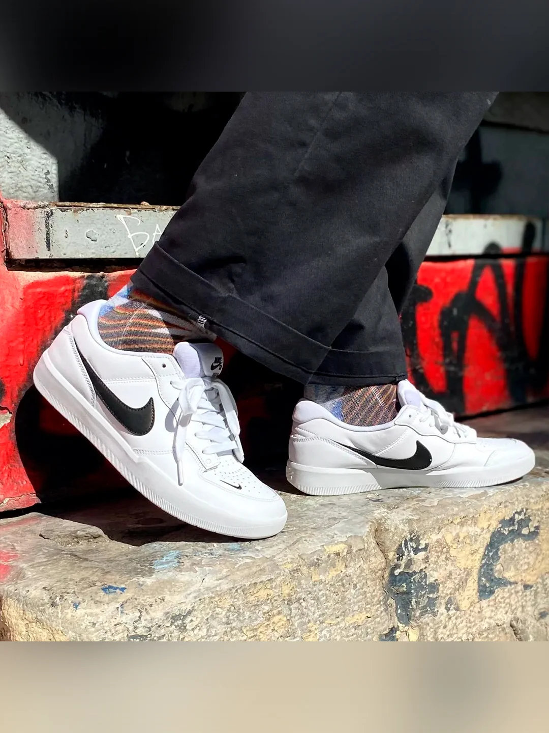 Кроссовки Nike SB FORCE 58 PRM L DH7505-101 White/Black Unisex