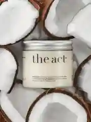 Массажное твёрдое масло для тела The Act Кокос, 170 г