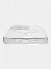 Прозрачный чехол MagSafe для iPhone 16 Pro Max, пластиковый с силиконом ROSCO защитой камер, магнитом