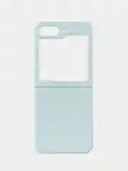 Светло-синий чехол для Samsung Galaxy Z Flip 6 защитный пластиковый ROSCO тонкий матовый soft-touch