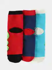 Синий носки новогодние , в жестяной коробке. Носочки в подарочной коробке